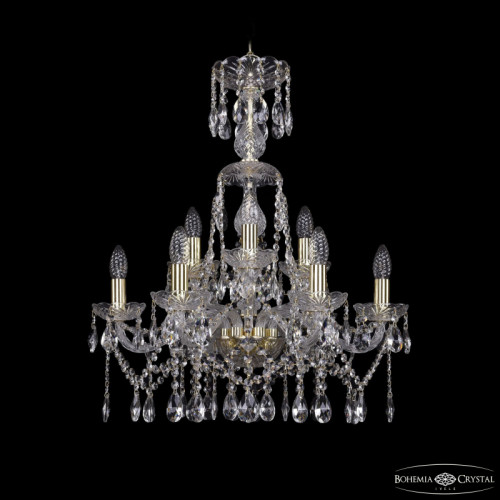 Подвесная люстра Bohemia Ivele Crystal 1413/6+3/200/XL-66 G