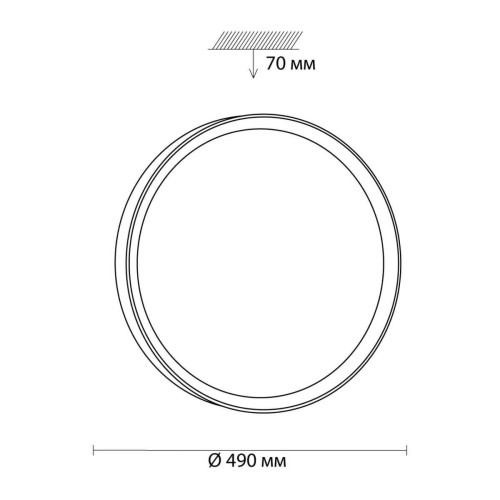 Настенно-потолочный светильник Sonex Woodi 3019/EL
