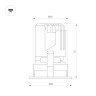 Встраиваемый светильник даунлайт Arlight MS-ARADO-BUILT-R35-3W Warm3000 (WH-WH, 36 deg, 230V) (IP20 Металл) 059101
