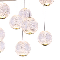 Подвесная люстра DeLight Collection Elliot Diamante MD20001012-17A gold