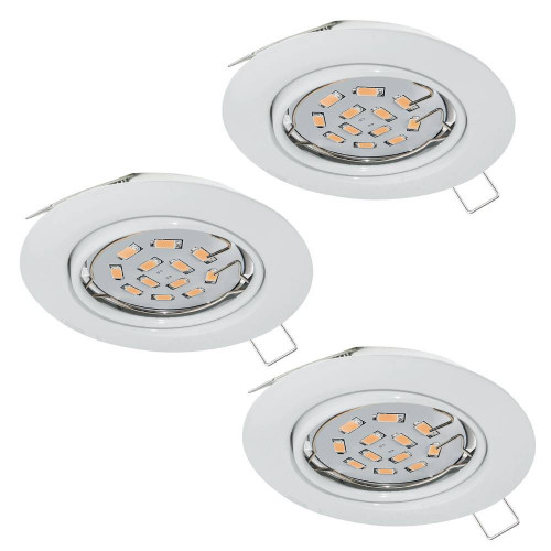 Комплект встраиваемых светильников (3 шт.) Eglo Einbauspot led 75349