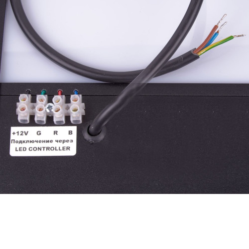 Светодиодная панель Uniel UL-00012597 ULO-K16B 2x22W/4000K/L100 5W/RGB IP44 BLACK