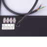 Светодиодная панель Uniel UL-00012597 ULO-K16B 2x22W/4000K/L100 5W/RGB IP44 BLACK