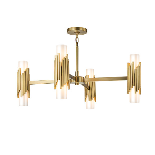 Подвесная люстра Elstead Lighting MARVELE8-AB-OPAL