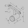 Трековый магнитный светильник Maytoni Technical Focus Led Exility X TR243-5W3K-B