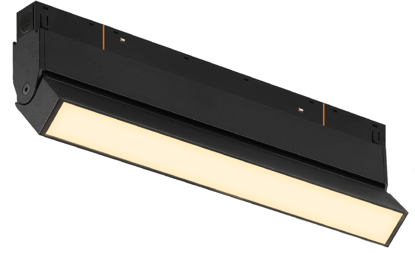 Трековый магнитный светильник iLedex Vision 4822-004-L300-12W-110DG-4000K-BK
