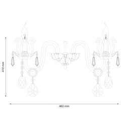 Бра Lucia Tucci Ashanti W1250.2 Clear