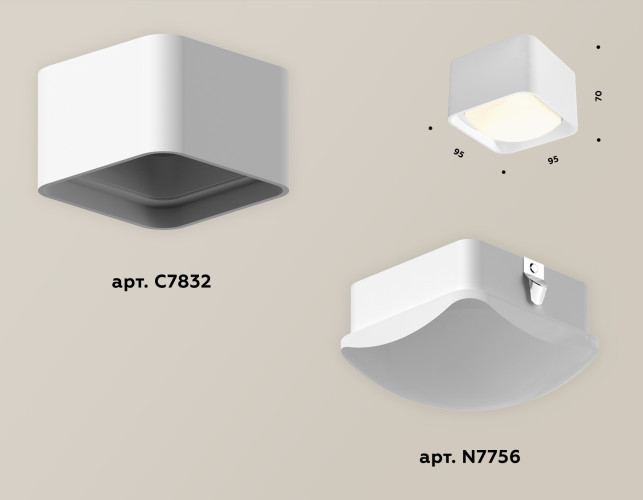 Потолочный светильник Ambrella Light Techno Spot XS7832022 (C7832, N7756)