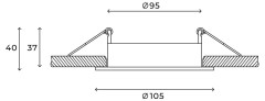Точечный светильник Hesby Lighting Core HSBL_0229