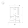 Встраиваемый светильник даунлайт Arlight MS-ARADO-BUILT-R45-5W Warm3000 (WH-WH, 36 deg, 230V) (IP20 Металл) 059102