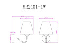 Бра Myfar Charlotte MR2101-1W