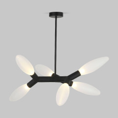 Люстра на штанге Eurosvet Covalent 30180/6 черный Smart a069153