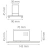 Адаптер с драйвером с DIP-switch для трековой системы Quattro Lightstar 594037