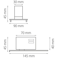 Адаптер с драйвером с DIP-switch для трековой системы Quattro Lightstar 594037