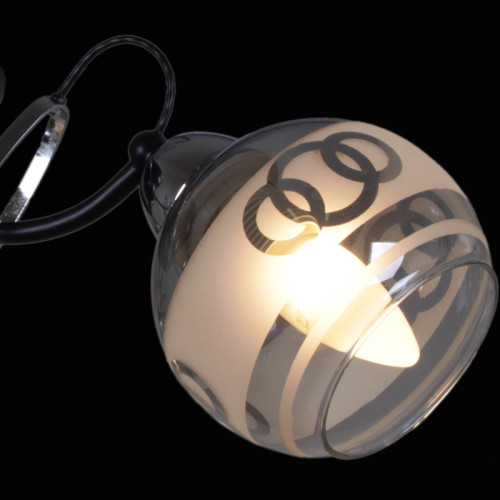 Потолочная люстра Reluce 22115-0.3-03 BK+CH