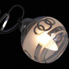 Потолочная люстра Reluce 22115-0.3-03 BK+CH