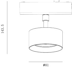 Трековый светильник SWG PRO SL-SLIM-FTSBL-10-CCT 022098