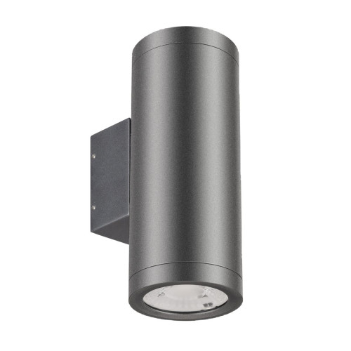 Уличный настенный светильник Arlight LGD-RAY-WALL-TWIN-R65-2x9W Warm3000 (GR, 23 deg, 230V) (IP65 Металл) 038154(1)
