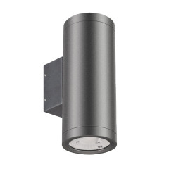 Уличный настенный светильник Arlight LGD-RAY-WALL-TWIN-R65-2x9W Warm3000 (GR, 23 deg, 230V) (IP65 Металл) 038154(1)