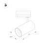 Трековый однофазный светильник Arlight LGD-SPOT-2TR-R45-7W Day4000 (BK, 24 deg, 230V) 042540