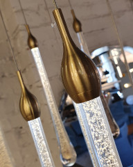 Подвесной светильник Teardrop 1 gold