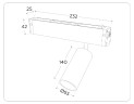 Трековый магнитный светильник Ambrella Light Magnetic 220V GL1231