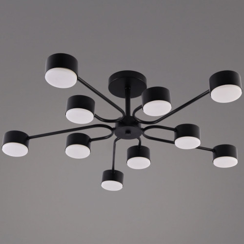 Люстра на штанге Reluce 03708-0.3-10 BK GX53