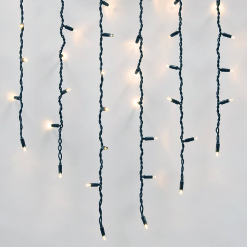 Уличная светодиодная гирлянда Uniel бахрома (UL-00003934) теплый белый ULD-B3010-200/TBK Warm White IP67