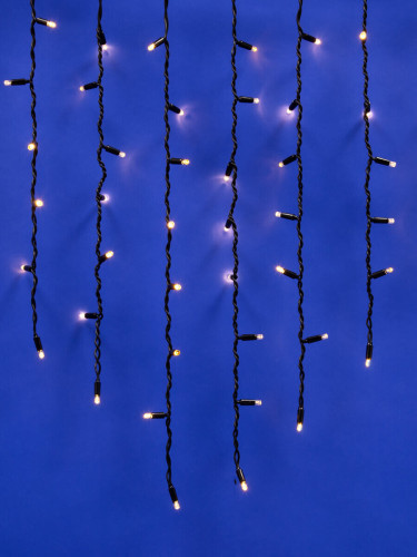 Уличная светодиодная гирлянда Uniel бахрома (UL-00003934) теплый белый ULD-B3010-200/TBK Warm White IP67