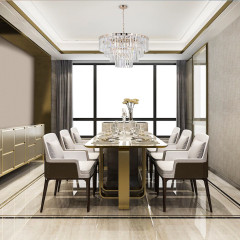 Подвесная люстра Eurosvet Elegante 10130/10 золото/прозрачный хрусталь Strotskis Smart a060643