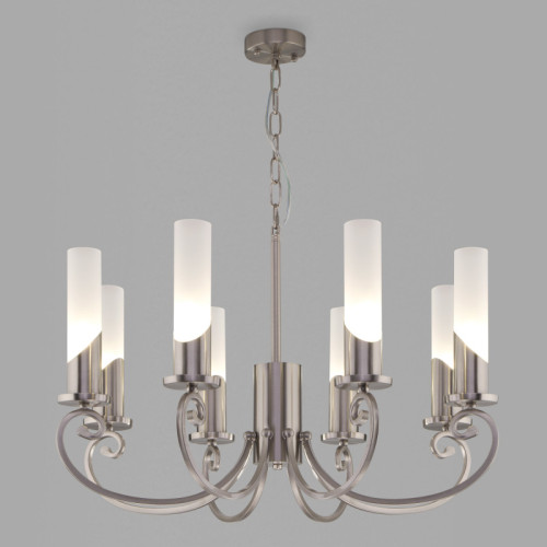 Подвесная люстра Eurosvet 60117/8 никель Smart a050019