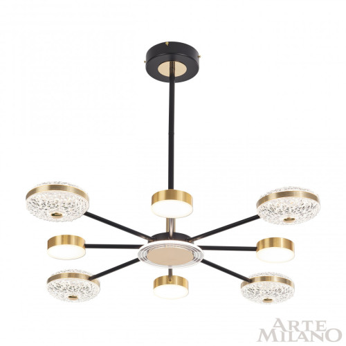 Люстра на штанге Arte Milano 272069/8 BK/GD