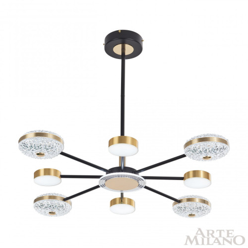 Люстра на штанге Arte Milano 272069/8 BK/GD