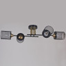 Потолочная люстра Reluce 38460-0.3-04 BK+COPPER