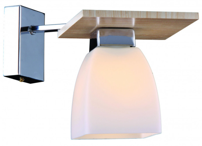 Бра Natali Kovaltseva Trento TRENTO 11401/1W CHROME, WHITE OAK