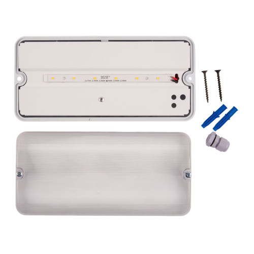 Светильник пылевлагозащищенный Uniel ULW-K25A 6W/4000K IP65 WHITE UL-00013350