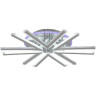 Потолочная люстра Reluce 09824-3.3-06C CR (RGB)