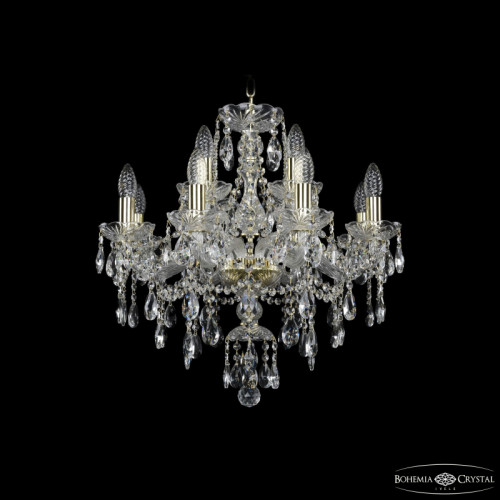 Подвесная люстра Bohemia Ivele Crystal 1415/8+4/200 G