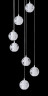 Подвесная люстра Crystal Lux Gaspar GASPAR SP9 D300 WHITE