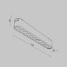 Трековый магнитный светильник Maytoni Points TR082-1-12W3K-M-B