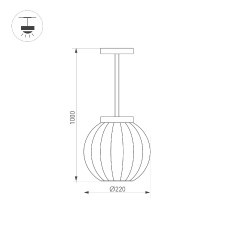 Уличный подвесной светильник Arlight LGD-PEARL-HANG-7W Warm3000 030004(1)