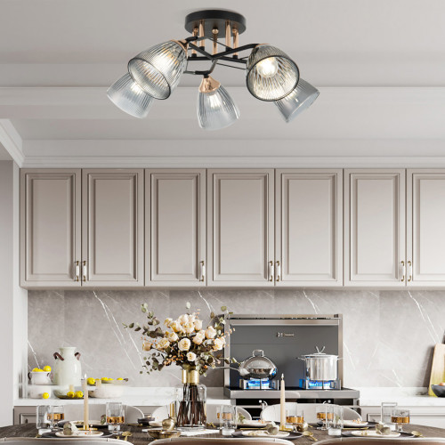 Потолочная люстра Arte Milano Amalfi 322610/5 BK+FG