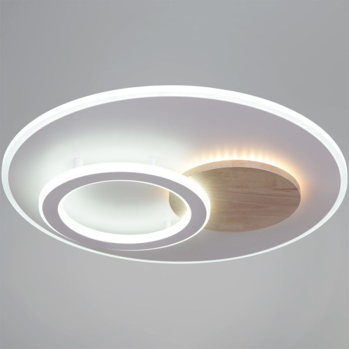 Потолочная люстра Reluce 08397-0.5-470 WH+WOOD