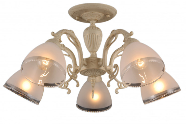 Люстра на штанге Natali Kovaltseva 79010/5C BEIGE GOLD