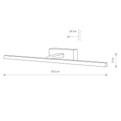 Подсветка для картин Nowodvorski Van Gogh Led Chrome 10288