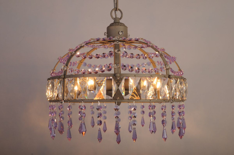 Подвесная люстра Abrasax L.7392-5GR (PURPLE)