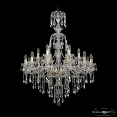 Подвесная люстра Bohemia Ivele Crystal 1415/12+6/300/XL-108 G