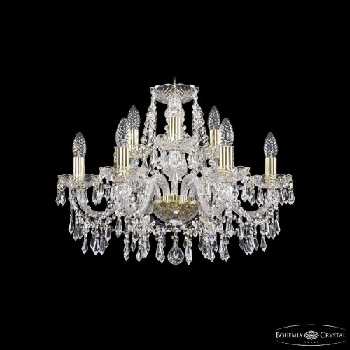 Подвесная люстра Bohemia Ivele Crystal 1403/6+3/195 G