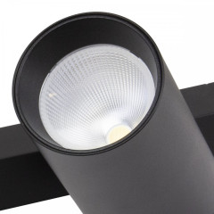 Трековый однофазный светильник AM Group Plain Opal AM589 20W 3000K BK