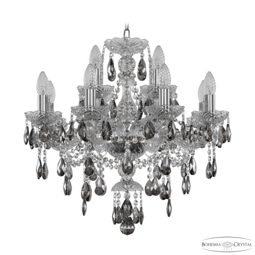 Подвесная люстра Bohemia Ivele Crystal 1415/8+4/200 Ni K731